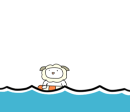 Cut sheep sticker #3565260