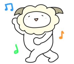 Cut sheep sticker #3565270