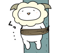 Cut sheep sticker #3565276