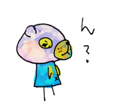 Bear cub named Choito sticker #3565423