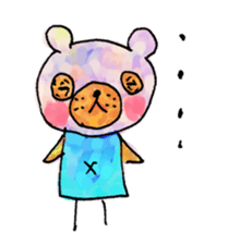 Bear cub named Choito sticker #3565442