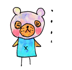 Bear cub named Choito sticker #3565442