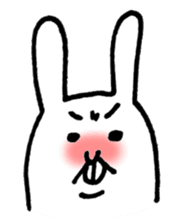 Jaggy the weird rabbit sticker #3565451