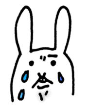 Jaggy the weird rabbit sticker #3565452