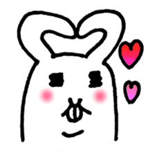 Jaggy the weird rabbit sticker #3565455