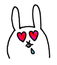 Jaggy the weird rabbit sticker #3565456