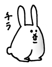 Jaggy the weird rabbit sticker #3565457