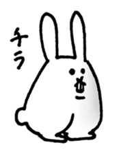 Jaggy the weird rabbit sticker #3565457