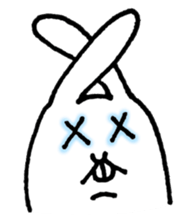 Jaggy the weird rabbit sticker #3565458