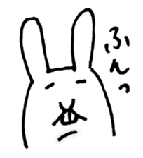 Jaggy the weird rabbit sticker #3565460