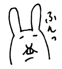 Jaggy the weird rabbit sticker #3565460