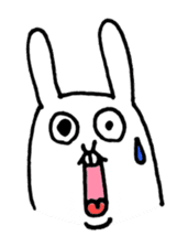 Jaggy the weird rabbit sticker #3565464