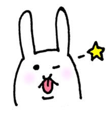 Jaggy the weird rabbit sticker #3565466