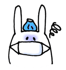 Jaggy the weird rabbit sticker #3565471