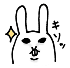 Jaggy the weird rabbit sticker #3565472