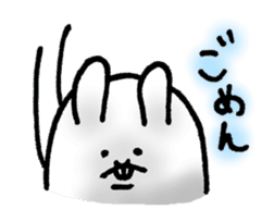 Jaggy the weird rabbit sticker #3565474