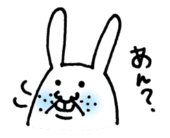 Jaggy the weird rabbit sticker #3565482