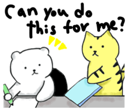 Japanese working cat sticker #3565574