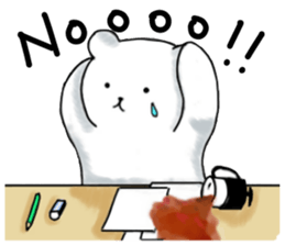 Japanese working cat sticker #3565580