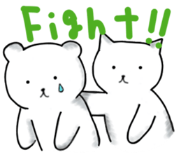 Japanese working cat sticker #3565581