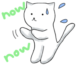 Japanese working cat sticker #3565591