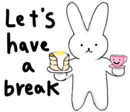 Japanese working cat sticker #3565593