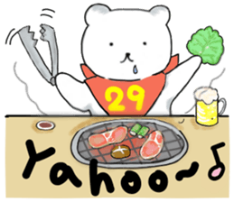 Japanese working cat sticker #3565597