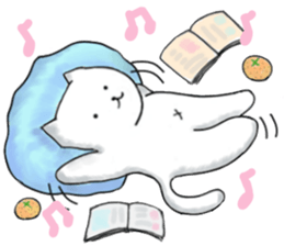 Japanese working cat sticker #3565607