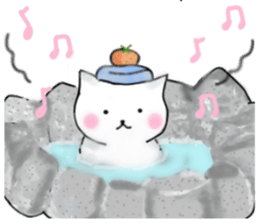 Japanese working cat sticker #3565608