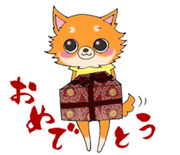 kyururun chihuahua & poison chihuahua 1 sticker #3565692