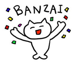 Fish Cat Sticker sticker #3565786