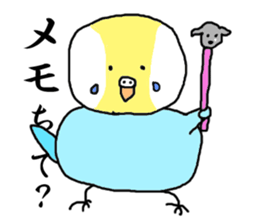 I'm a Budgie My name is KEN! sticker #3566490