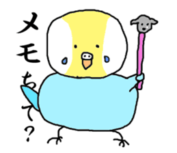 I'm a Budgie My name is KEN! sticker #3566490