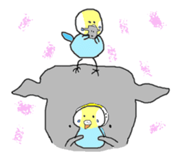 I'm a Budgie My name is KEN! sticker #3566495