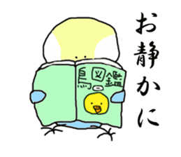 I'm a Budgie My name is KEN! sticker #3566496