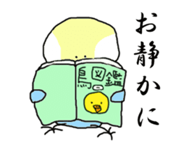 I'm a Budgie My name is KEN! sticker #3566496