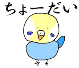 I'm a Budgie My name is KEN! sticker #3566500