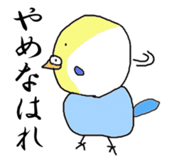 I'm a Budgie My name is KEN! sticker #3566513