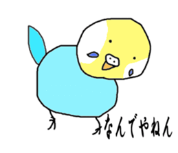 I'm a Budgie My name is KEN! sticker #3566516