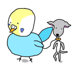 I'm a Budgie My name is KEN! sticker #3566524