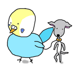 I'm a Budgie My name is KEN! sticker #3566524