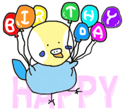 I'm a Budgie My name is KEN! sticker #3566529