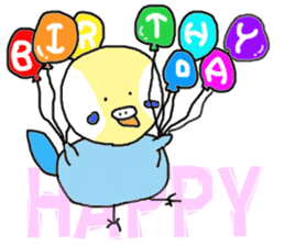 I'm a Budgie My name is KEN! sticker #3566529