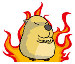 Capybara Sticker sticker #3566535