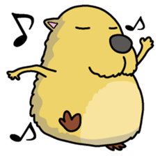 Capybara Sticker sticker #3566536