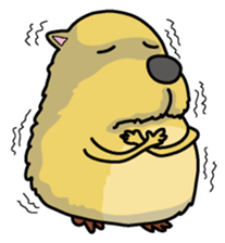 Capybara Sticker sticker #3566540