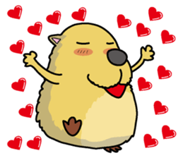 Capybara Sticker sticker #3566543