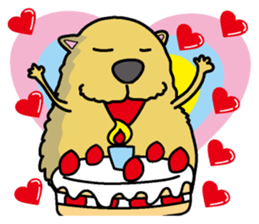 Capybara Sticker sticker #3566545