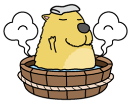 Capybara Sticker sticker #3566549