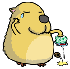 Capybara Sticker sticker #3566551